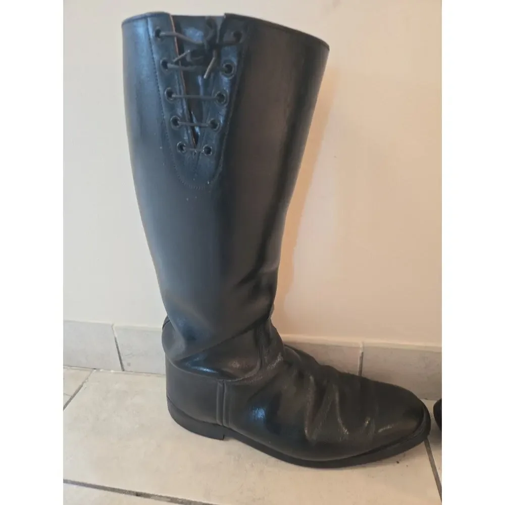The Medway Dainite Bar Sole Hawkins Motorcycle Boots Highway Patrol Men's Sz 11